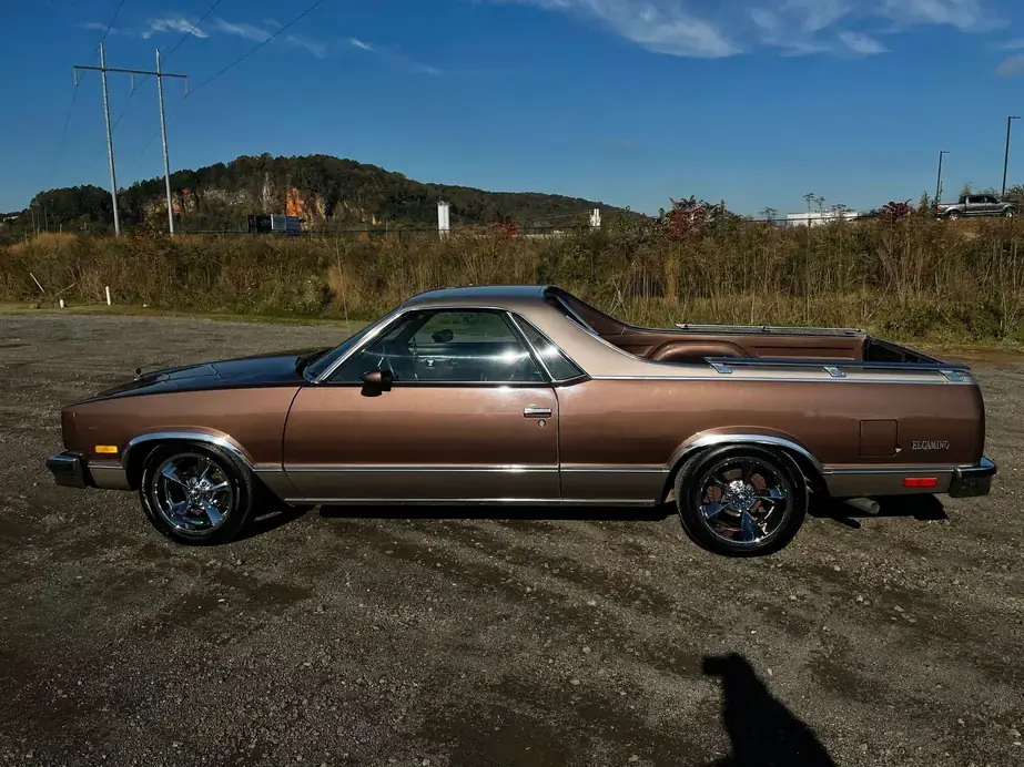 A restored bronze El Camino